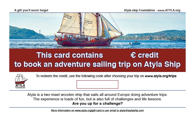 ENG Gift Card Atyla Schip ENG Gift Card Atyla Schip