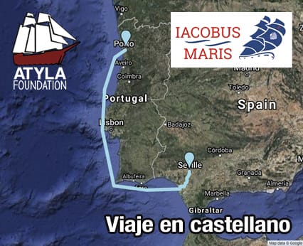 Zeilreis Tallship Zeilavontuur in de oceaan Actieve Vakantie Reserveren Online Exclusief, 2022 Sevilla Andalusië Porto Portugal