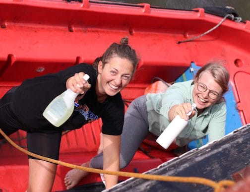 Oportunidade de Voluntariado Limpeza Cociña Traballando A Bordo Atyla, Velero, Bilbao España