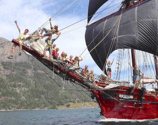 Teambuilding Activity On A Sailing Ship Boat Team Building In Bilbao Biscay Spain Sailing