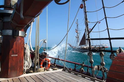 Tall Ships Races 2023, A Coruna, Gå med som besättning, Rabatt på Atyla-skeppet, Lissabon Portugal Spanien Cadiz
