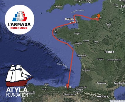 Sailing Trip, Travel On A Classic Ship, Sail On An Oldtimer Ship, Adventure Cruise Holidays, Reserve Online, Exclusive, Spain Bilbao, France Armada Rouen, 2023, French Coast, In English