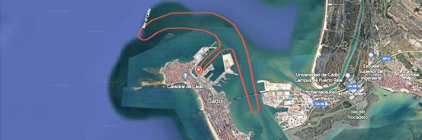 Carreiras de Tall Ships Cádiz 2023 Cádiz Excursión curta a vela Atyla Horario do buque Reservar entradas Porto Baía de Santa María